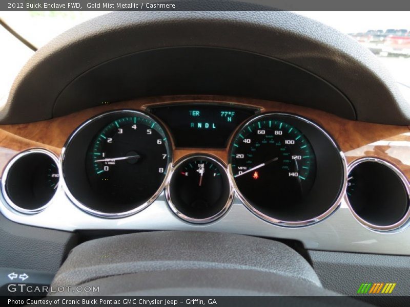Gold Mist Metallic / Cashmere 2012 Buick Enclave FWD
