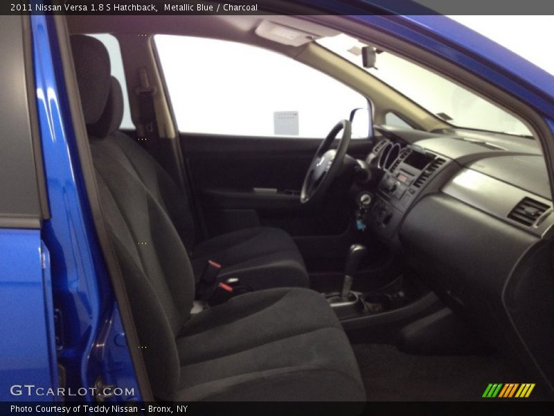 Metallic Blue / Charcoal 2011 Nissan Versa 1.8 S Hatchback