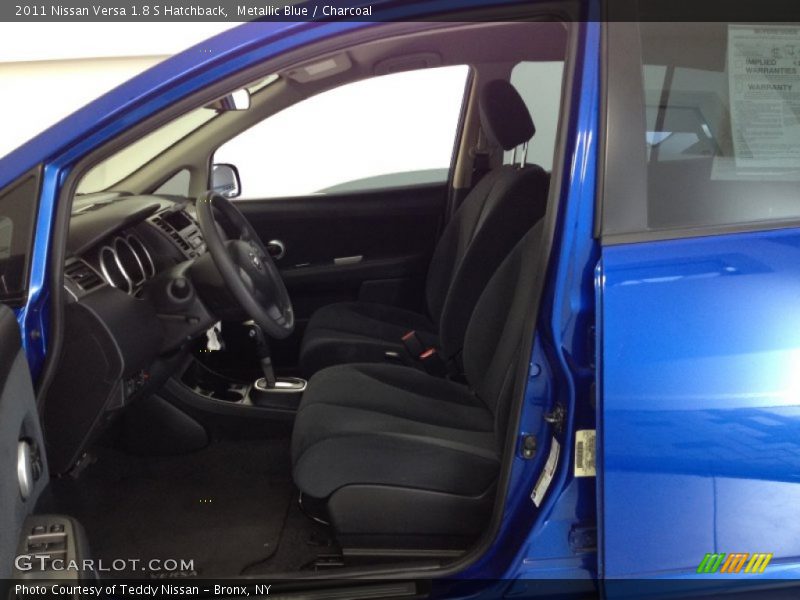 Metallic Blue / Charcoal 2011 Nissan Versa 1.8 S Hatchback