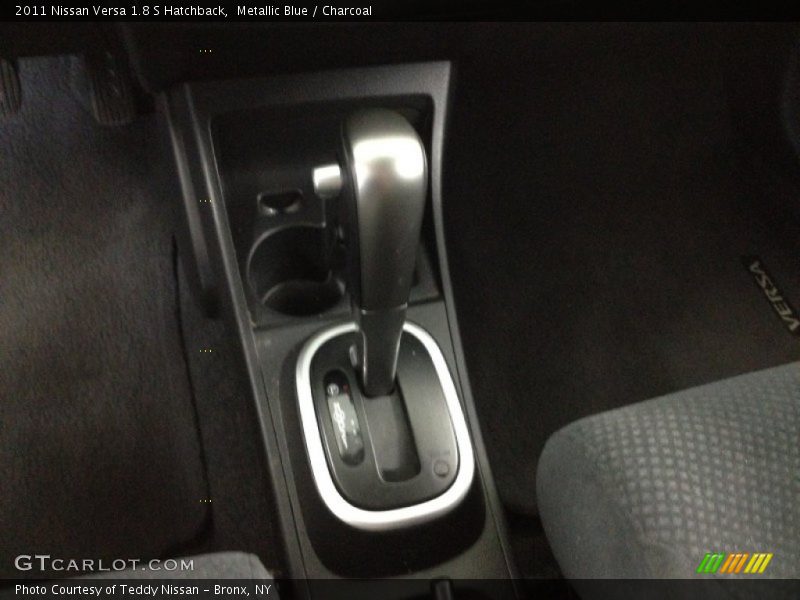 Metallic Blue / Charcoal 2011 Nissan Versa 1.8 S Hatchback