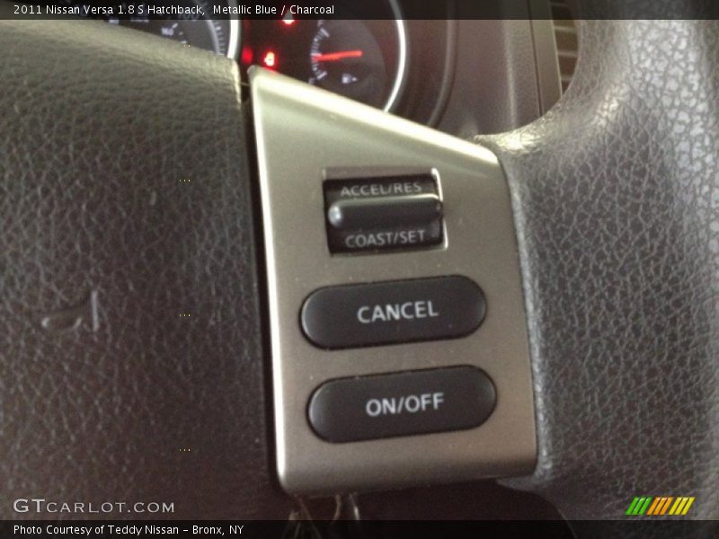 Metallic Blue / Charcoal 2011 Nissan Versa 1.8 S Hatchback
