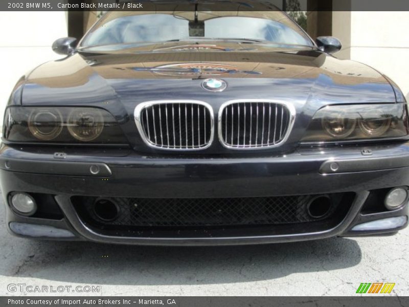 Carbon Black Metallic / Black 2002 BMW M5