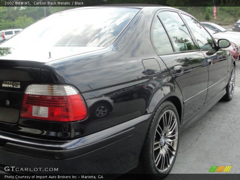Carbon Black Metallic / Black 2002 BMW M5