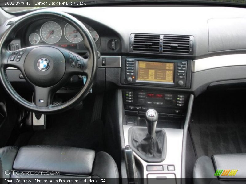 Carbon Black Metallic / Black 2002 BMW M5