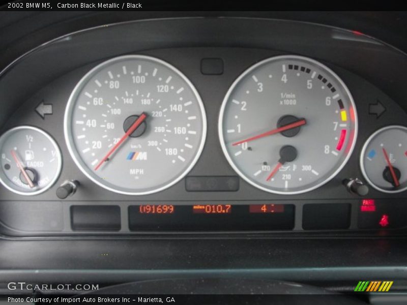  2002 M5   Gauges