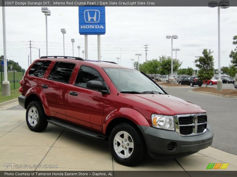 Inferno Red Crystal Pearl / Dark Slate Gray/Light Slate Gray 2007 Dodge Durango SXT