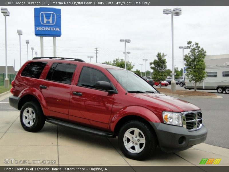 Inferno Red Crystal Pearl / Dark Slate Gray/Light Slate Gray 2007 Dodge Durango SXT