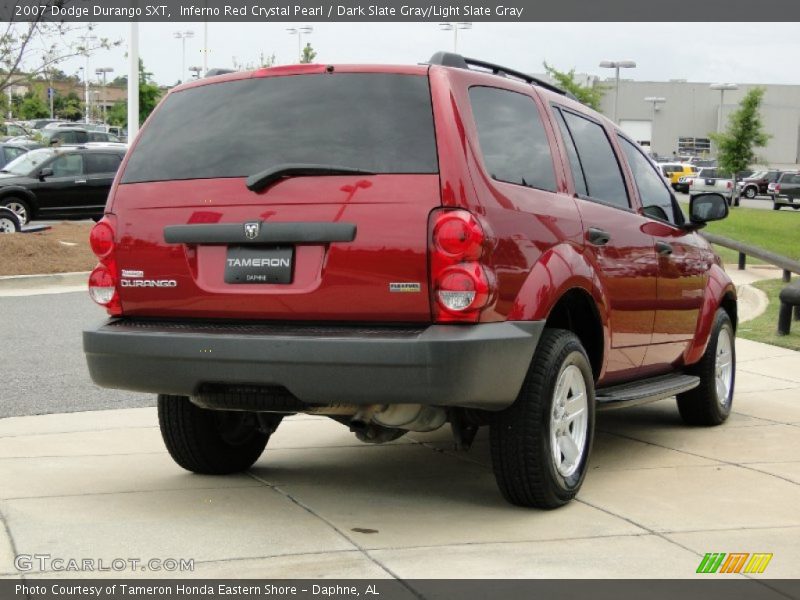 Inferno Red Crystal Pearl / Dark Slate Gray/Light Slate Gray 2007 Dodge Durango SXT
