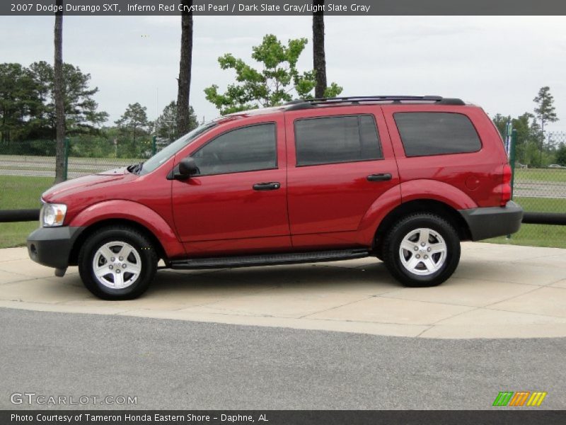 Inferno Red Crystal Pearl / Dark Slate Gray/Light Slate Gray 2007 Dodge Durango SXT