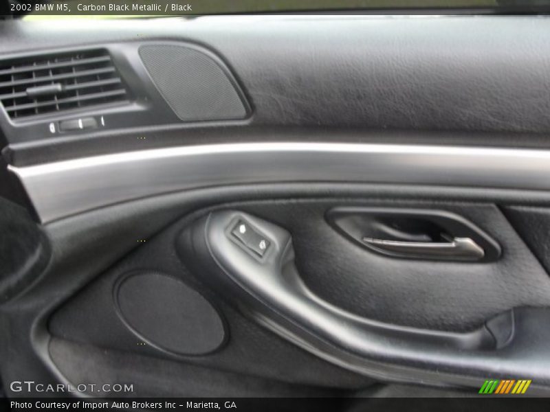 Carbon Black Metallic / Black 2002 BMW M5