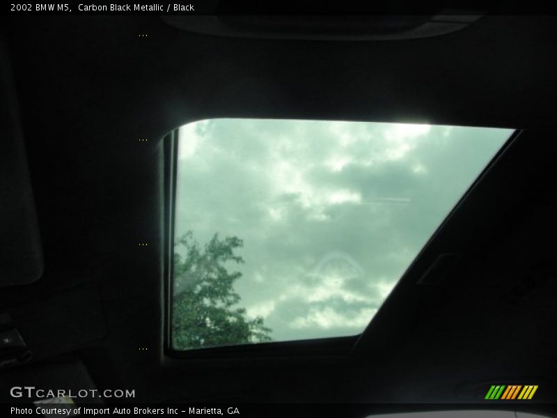 Carbon Black Metallic / Black 2002 BMW M5