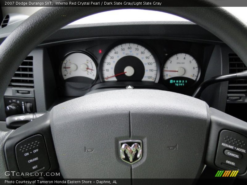 Inferno Red Crystal Pearl / Dark Slate Gray/Light Slate Gray 2007 Dodge Durango SXT