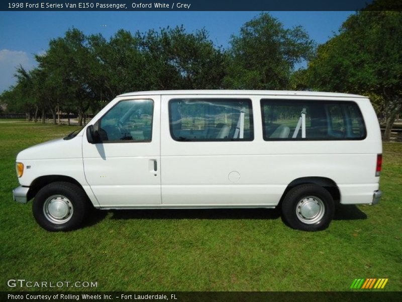 Oxford White / Grey 1998 Ford E Series Van E150 Passenger