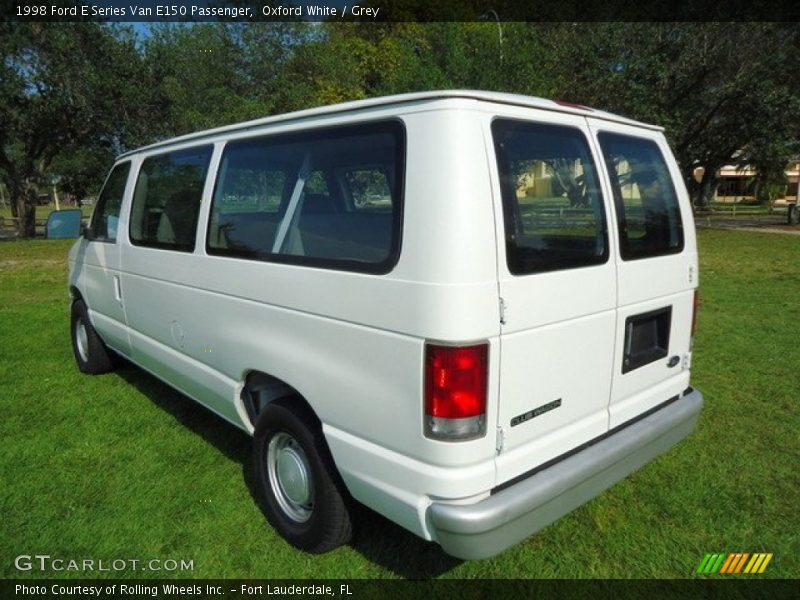 Oxford White / Grey 1998 Ford E Series Van E150 Passenger