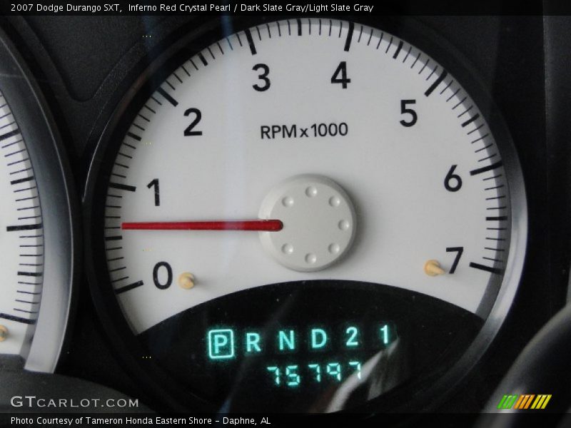 Inferno Red Crystal Pearl / Dark Slate Gray/Light Slate Gray 2007 Dodge Durango SXT