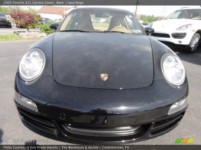 Black / Sand Beige 2005 Porsche 911 Carrera Coupe