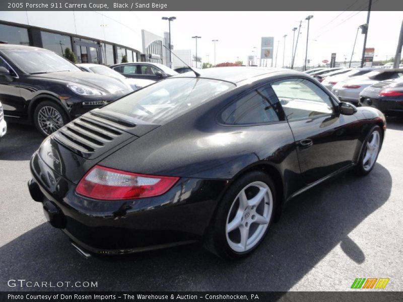 Black / Sand Beige 2005 Porsche 911 Carrera Coupe