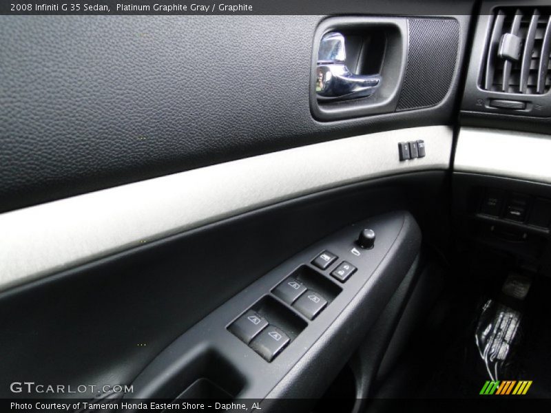 Platinum Graphite Gray / Graphite 2008 Infiniti G 35 Sedan