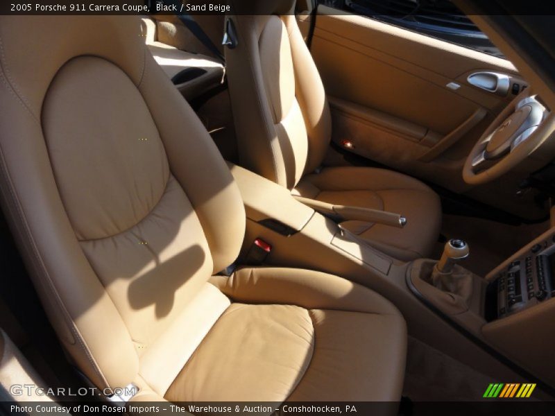 Black / Sand Beige 2005 Porsche 911 Carrera Coupe