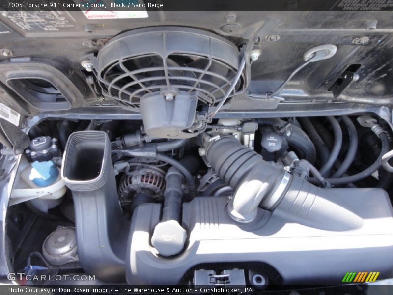 Black / Sand Beige 2005 Porsche 911 Carrera Coupe