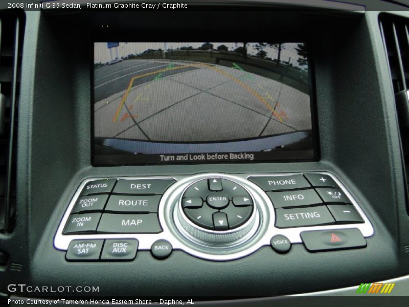 Platinum Graphite Gray / Graphite 2008 Infiniti G 35 Sedan