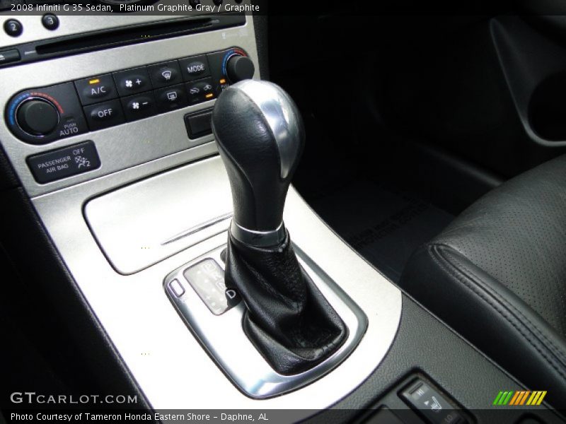 Platinum Graphite Gray / Graphite 2008 Infiniti G 35 Sedan