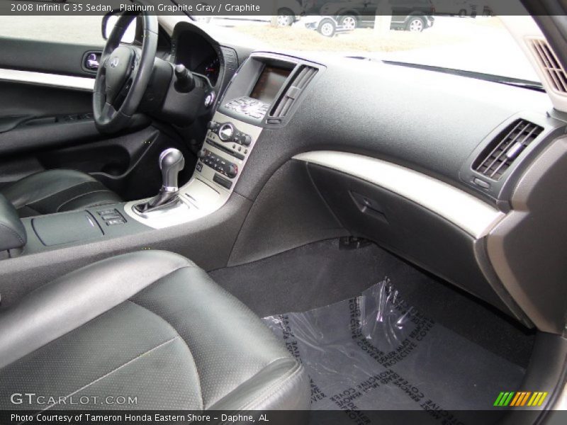 Platinum Graphite Gray / Graphite 2008 Infiniti G 35 Sedan