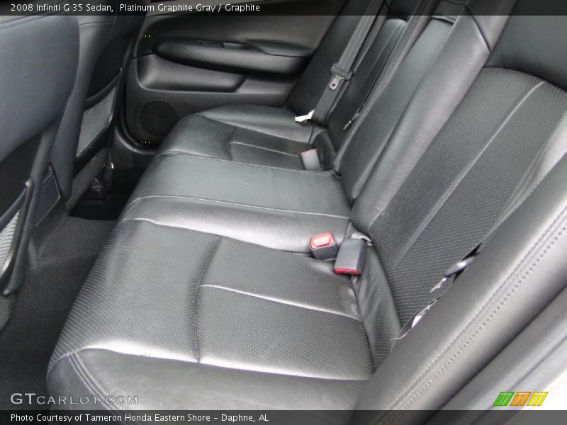 Platinum Graphite Gray / Graphite 2008 Infiniti G 35 Sedan