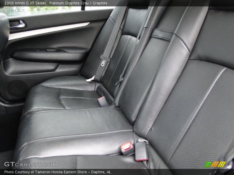 Platinum Graphite Gray / Graphite 2008 Infiniti G 35 Sedan