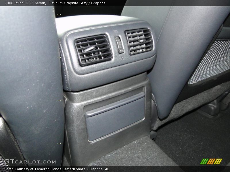 Platinum Graphite Gray / Graphite 2008 Infiniti G 35 Sedan