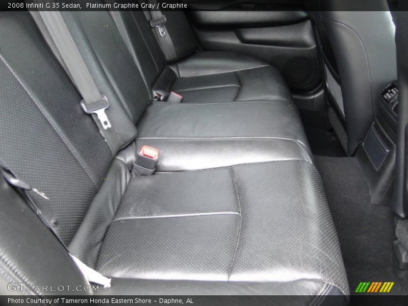 Platinum Graphite Gray / Graphite 2008 Infiniti G 35 Sedan