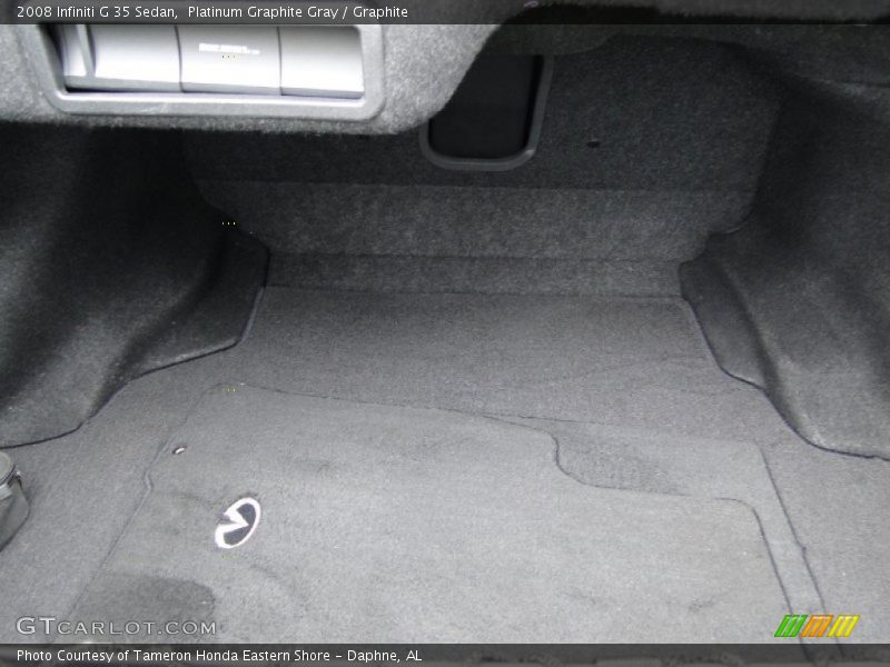 Platinum Graphite Gray / Graphite 2008 Infiniti G 35 Sedan