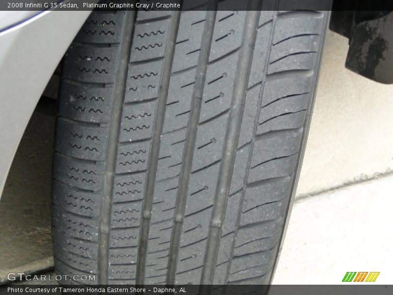 Platinum Graphite Gray / Graphite 2008 Infiniti G 35 Sedan