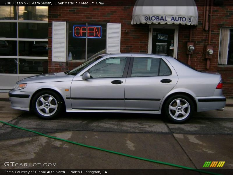 Silver Metallic / Medium Grey 2000 Saab 9-5 Aero Sedan