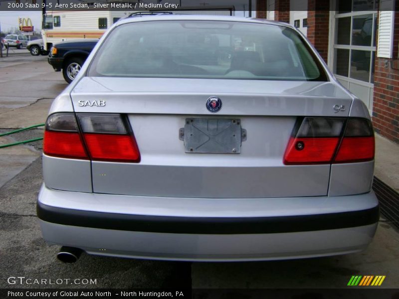 Silver Metallic / Medium Grey 2000 Saab 9-5 Aero Sedan