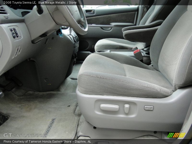 Blue Mirage Metallic / Stone 2008 Toyota Sienna LE