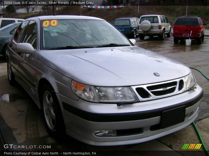 Silver Metallic / Medium Grey 2000 Saab 9-5 Aero Sedan