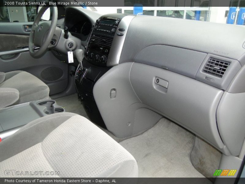 Blue Mirage Metallic / Stone 2008 Toyota Sienna LE