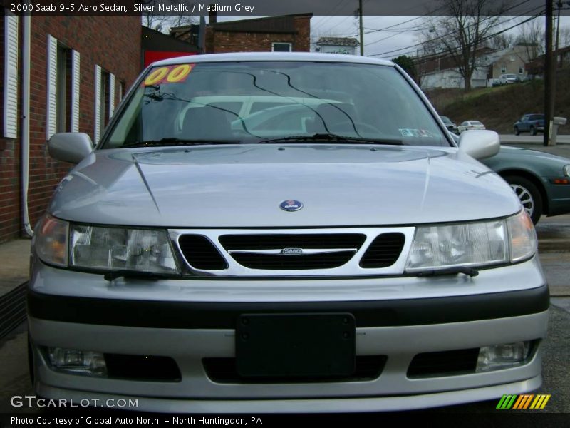 Silver Metallic / Medium Grey 2000 Saab 9-5 Aero Sedan