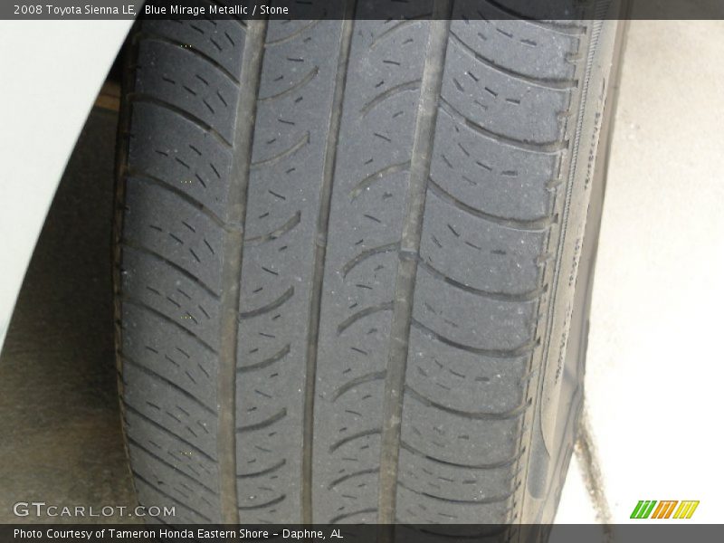 Blue Mirage Metallic / Stone 2008 Toyota Sienna LE