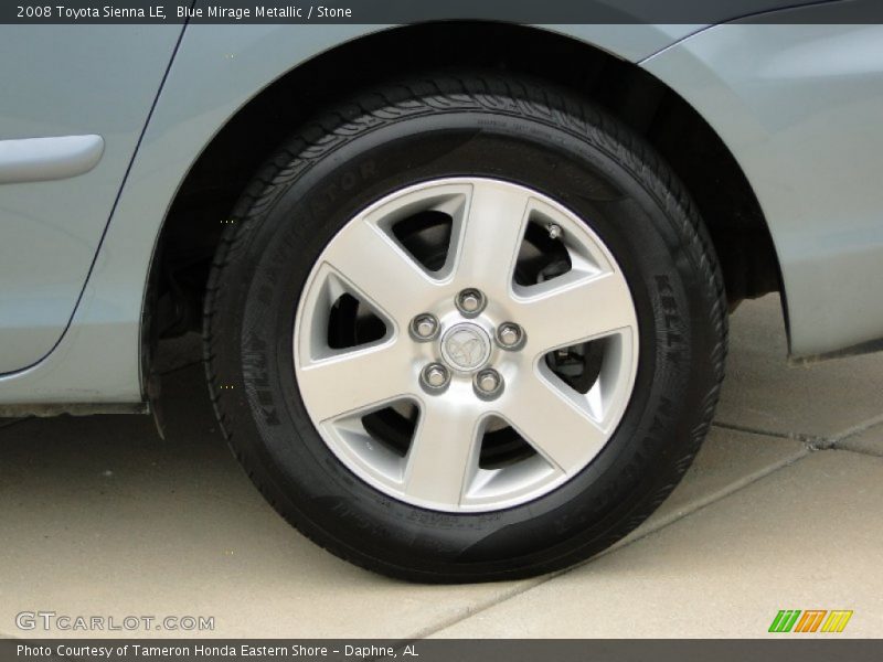 Blue Mirage Metallic / Stone 2008 Toyota Sienna LE