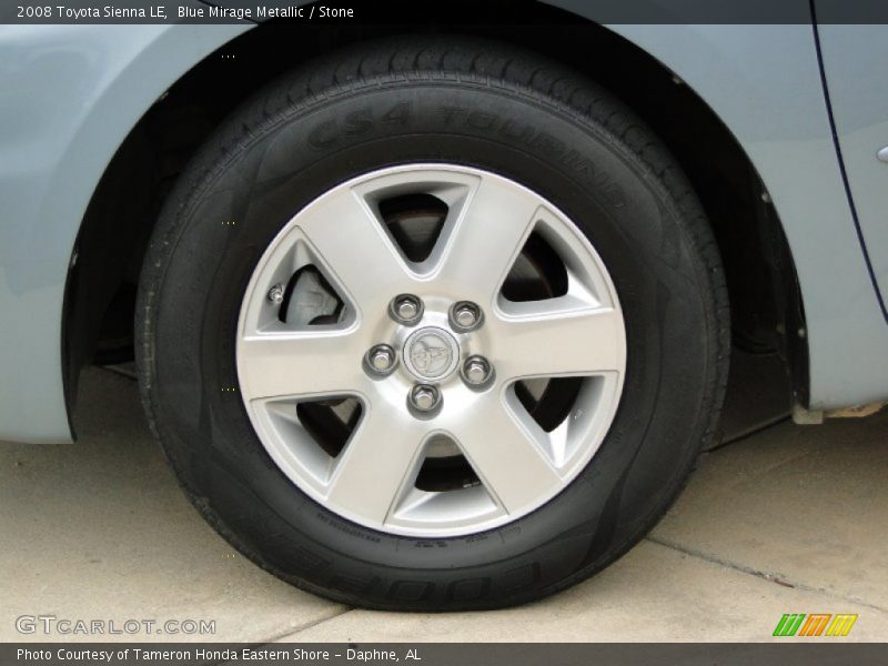 Blue Mirage Metallic / Stone 2008 Toyota Sienna LE