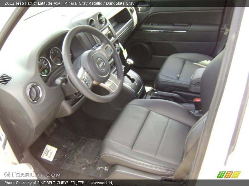 Mineral Gray Metallic / Dark Slate Gray 2012 Jeep Patriot Latitude 4x4