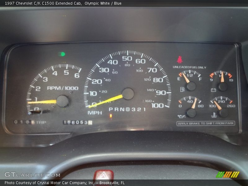  1997 C/K C1500 Extended Cab C1500 Extended Cab Gauges