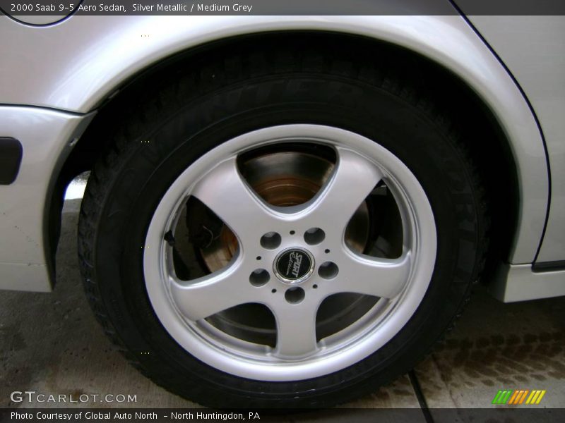 Silver Metallic / Medium Grey 2000 Saab 9-5 Aero Sedan