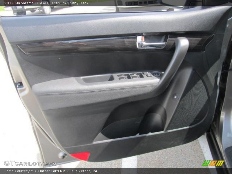 Titanium Silver / Black 2012 Kia Sorento LX AWD
