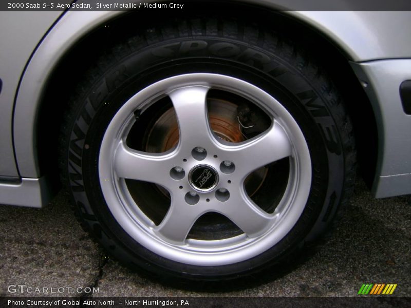 Silver Metallic / Medium Grey 2000 Saab 9-5 Aero Sedan