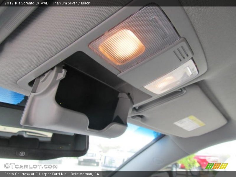 Titanium Silver / Black 2012 Kia Sorento LX AWD