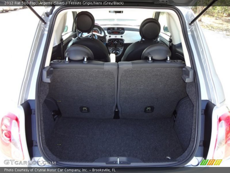 Argento (Silver) / Tessuto Grigio/Nero (Grey/Black) 2012 Fiat 500 Pop
