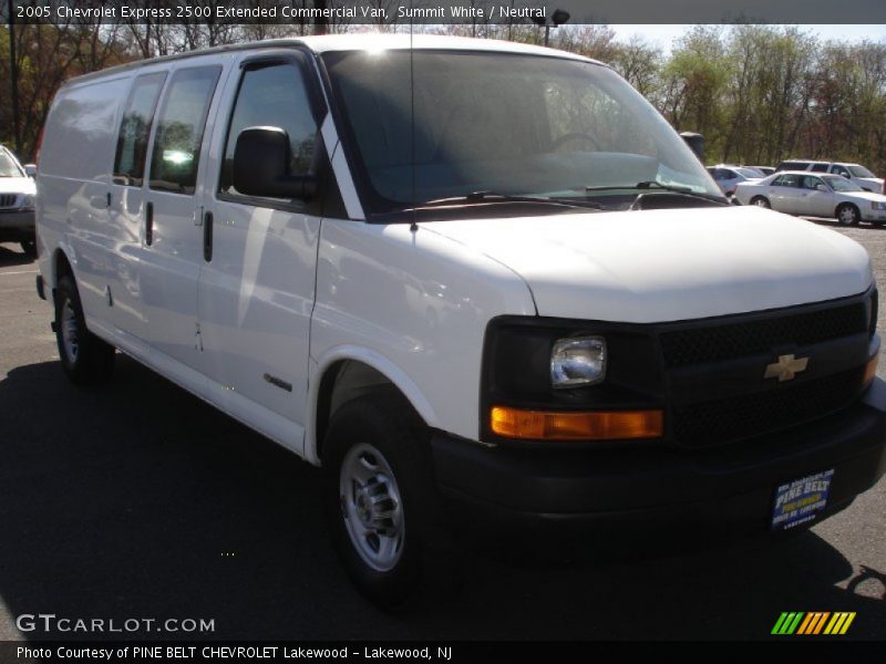 Summit White / Neutral 2005 Chevrolet Express 2500 Extended Commercial Van